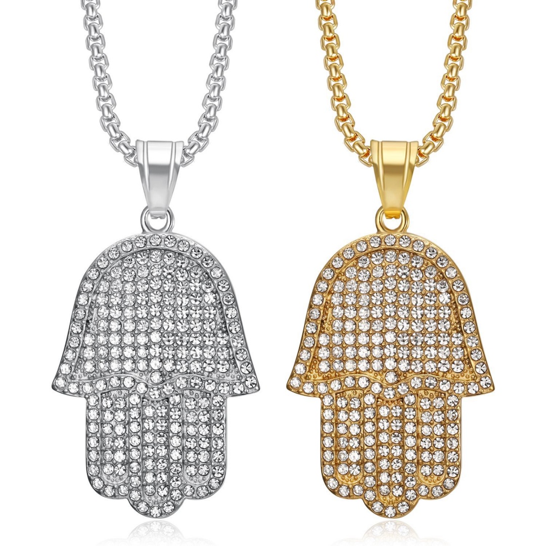 Tulsi Holy Basil - Collar con Colgante de Mano de