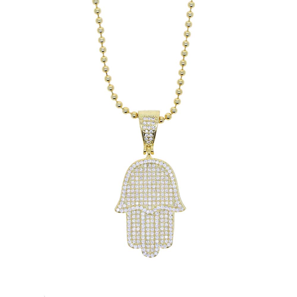 Tulsi Holy Basil - Collar con Colgante de Mano de