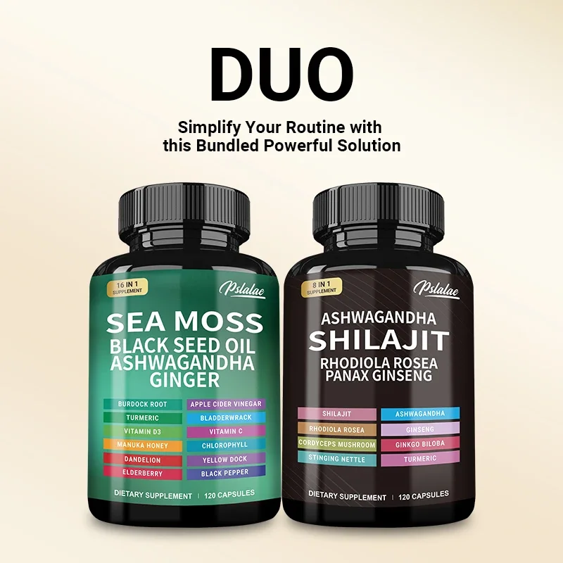 Shilajit + Cápsulas de musgo m - Tulsi Holy Basil reseña y precio
