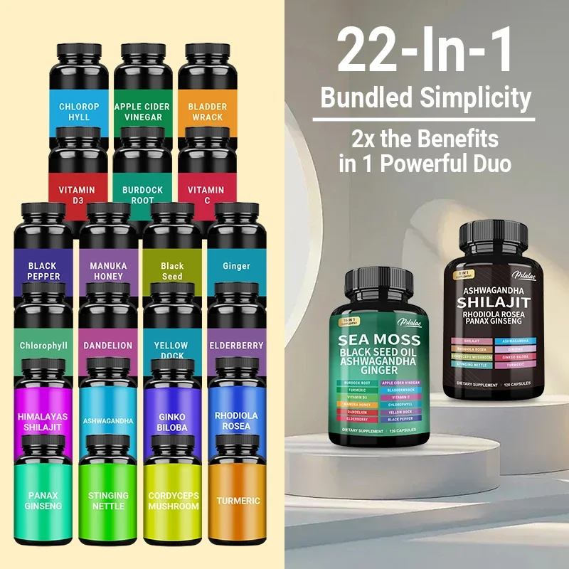 Shilajit + Cápsulas de musgo m - Tulsi Holy Basil reseña y precio
