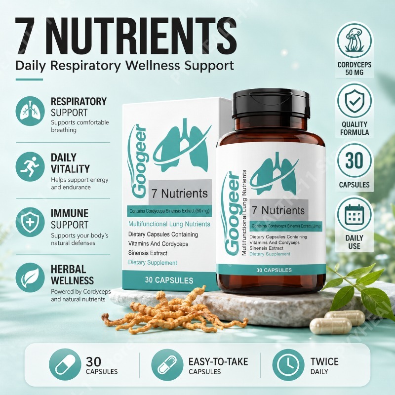 Cápsulas de Extracto de Cordyc - Herbal Wellness Supplement reseña y precio