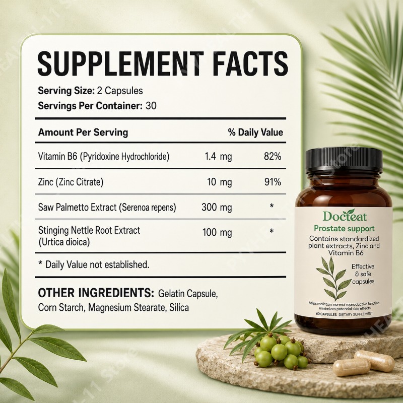 Cápsulas de Saw Palmetto con R - Herbal Wellness Supplement reseña y precio