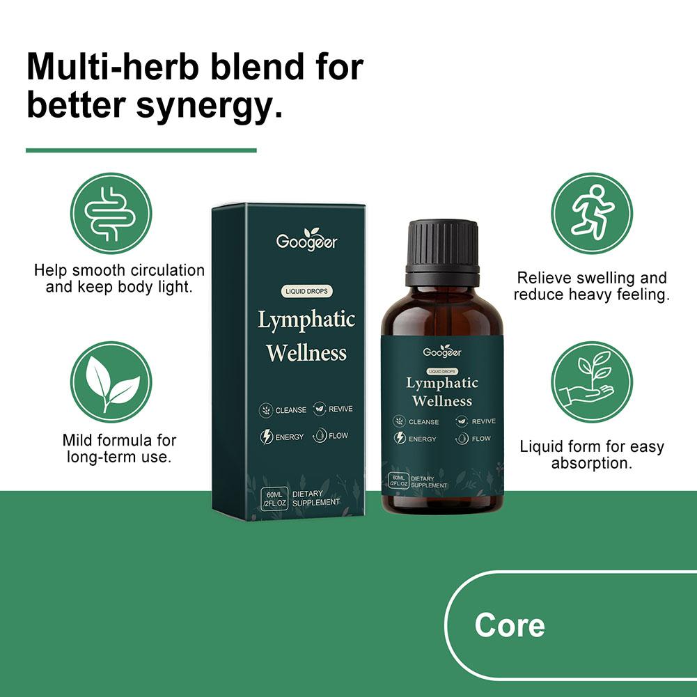 Gotas Líquidas de Apoyo Linfát - Herbal Wellness Supplement reseña y precio