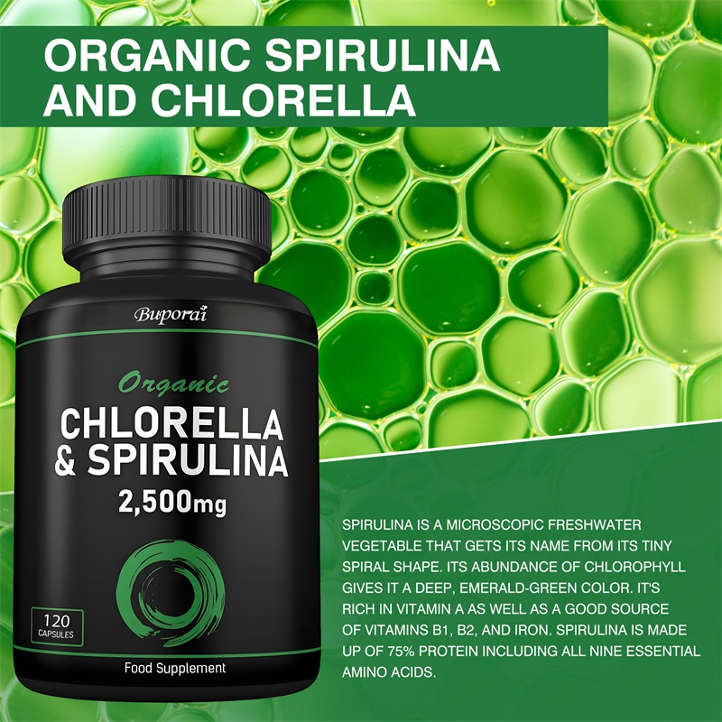Clorella y espirulina orgánica - Tulsi Holy Basil reseña y precio